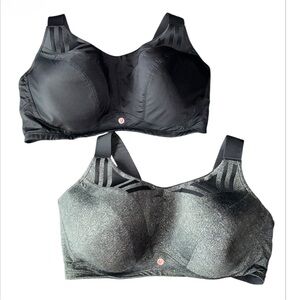 Lane Bryant LIVI Sports Bra Bundle 46G High Impact Support Set of 2